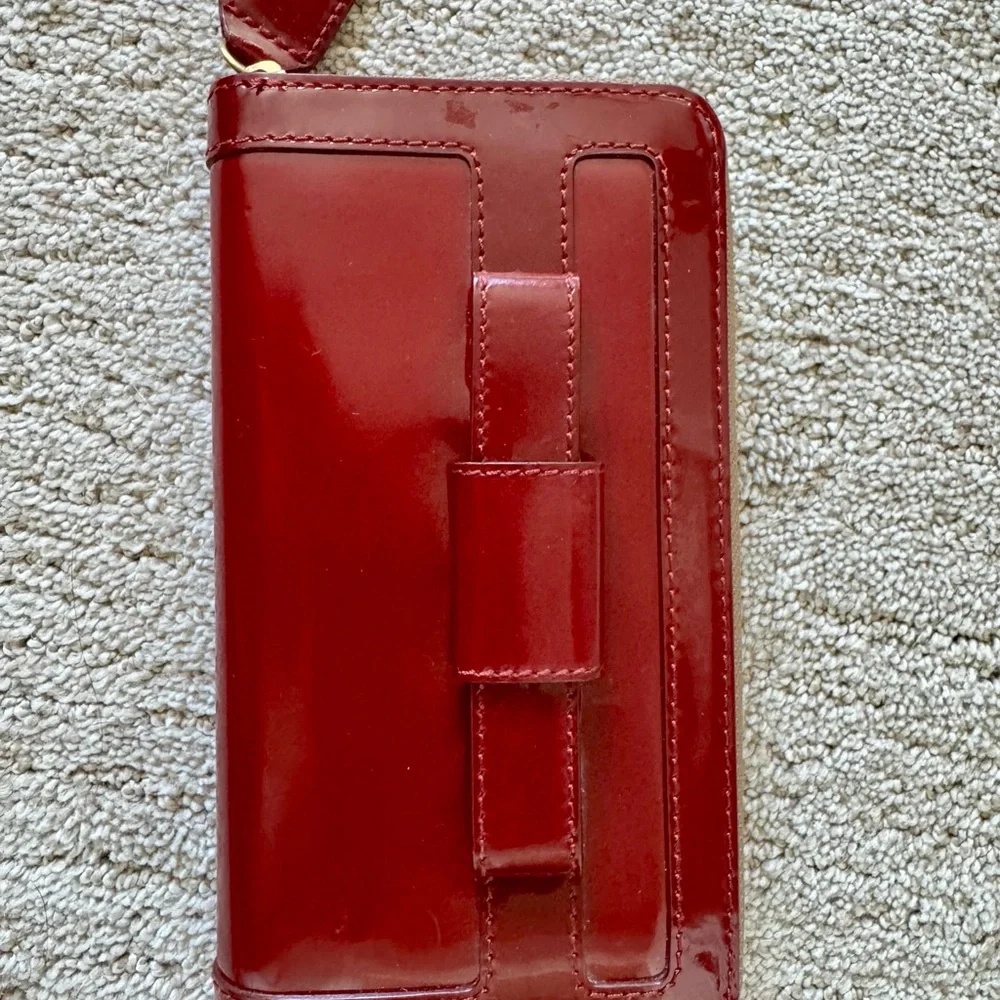 Orla Kiley Red Leather  Wallet - Picture 2 of 9